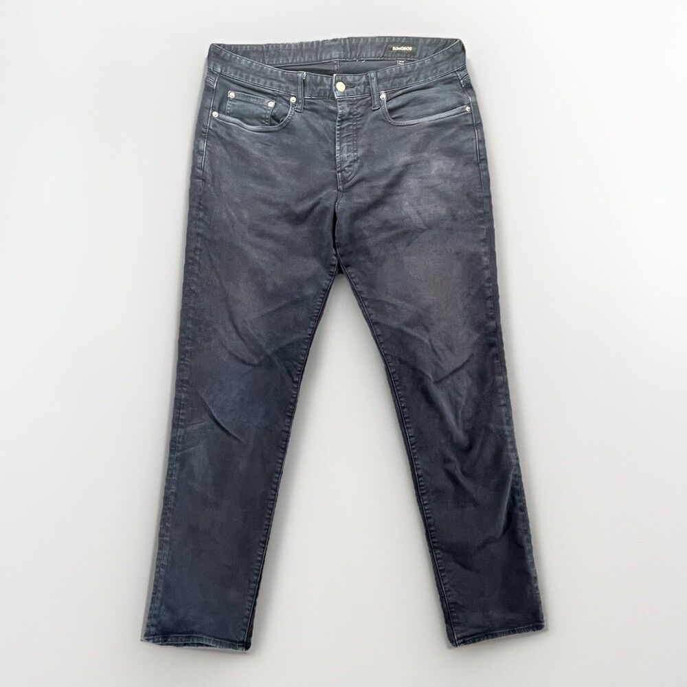 BONOBOS Straight Jeans Dark Navy Denim Tailored Stretch 5-Pocket‎ - Size 34 x 34
